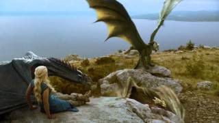 Daenerys Dragons Fight Full Scene S04 E01 [upl. by Lem]