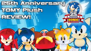 Sonic The Hedgehog 25th Anniversary TOMY Plush Review [upl. by Lourdes]