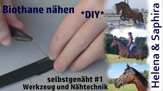 Biothane nähen DIY  selbstgenäht 1 [upl. by Hgielek199]