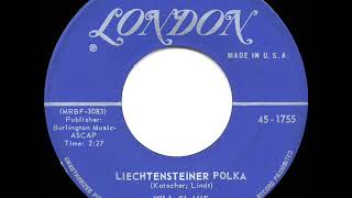 1957 HITS ARCHIVE Liechtensteiner Polka  Will Glahe his original hit version [upl. by Henryetta]