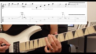 How to play ‘Here I Go Again ’87’ by Whitesnake Guitar Solo Lesson wtabs [upl. by Aitel]