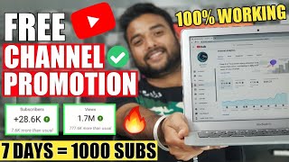 ✅ HOW TO PROMOTE YOUR YOUTUBE CHANNEL for FREE 2020 🔥 Grow YouTube Channel Fast 1000 Subscribers [upl. by Eedebez]