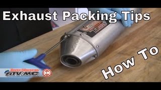 How To Repack a MotorcycleATV Exhaust Silencer [upl. by Magas]