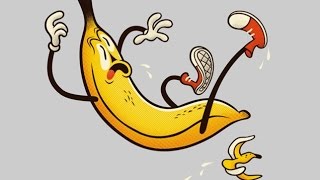 Slip On Banana Peel  Sound Effect ▌Improved With Audacity ▌ [upl. by Yelir]