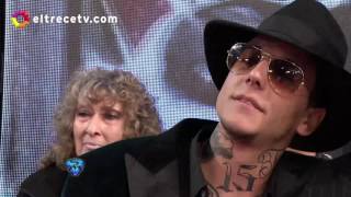 Alex Caniggia cantó a capela en la pista del Bailando y dejó sin palabras a Marcelo [upl. by Kruger]