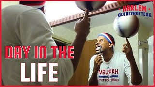 A Day In The Life Of A Globetrotter  Harlem Globetrotters [upl. by Alleber]