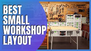 WORKSHOP LAYOUT BEST SMALL WOODWORKING WORKSHOP LAYOUT [upl. by Egnalos]