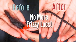 How to get rid of frizzy starter locs  Dr Locs [upl. by Henni]