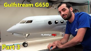 Building the Gulfstream G650 RC JET PART 3 [upl. by Llezom408]