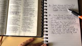 How to Study the Bible Using the SOAP Method [upl. by Abisia]