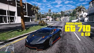 GTA 5  GT 710 2GB  High Settings 720p 60 FPS [upl. by Enel]