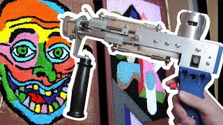 TUFTING GUN TUTORIAL  How To Make a Rug [upl. by Greeley452]