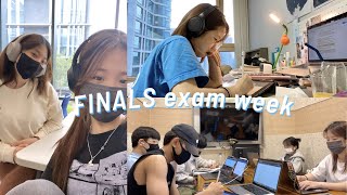 FINALS exam week vlog  study grind no sleep productive days [upl. by Yeta]