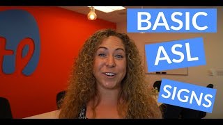 70 Basic ASL Signs for Beginners to Know [upl. by Arleen]