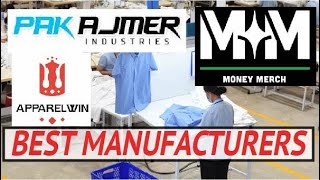 BEST MANUFACTURERS FOR YOUR CLOTHING BRAND 2024 [upl. by Gemina959]