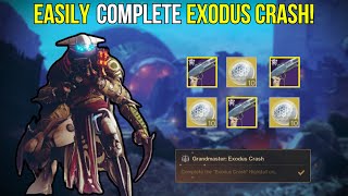 How To EASILY Complete Exodus Crash Grandmaster Guide  Destiny 2 [upl. by Yvi]