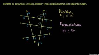 Identificando líneas paralelas y perpendiculares [upl. by Sinnylg309]