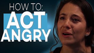 HOW TO ACT ANGRY ACTING TIPS WITH ELIANA GHEN [upl. by Marko525]