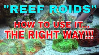 Reef Roids  How To Use It  The Right Way [upl. by Phippen]