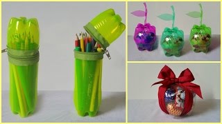 10 DIY Creative Ways to Reuse  Recycle Plastic Bottles [upl. by Dorina]