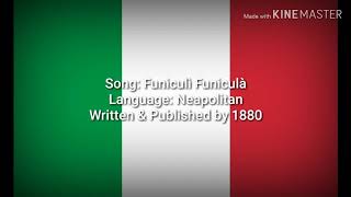 Funiculi Funicula  Beautiful Neapolitan Song Original Neapolitan Lyrics amp English Translation [upl. by Towers]