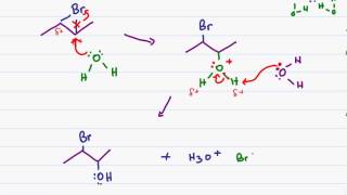 Halohydrin Formation  Alkene Reaction Mechanism [upl. by Eceirahs]