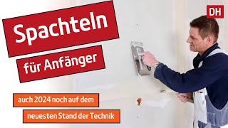 Spachteln lernen für Anfänger diy [upl. by Anairad]