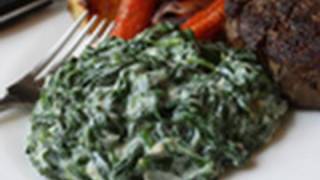 Creamed Spinach Recipe  Steakhouse Creamed Spinach [upl. by Paddie]