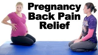 5 Best Pregnancy Lower Back Pain Relief Exercises  Ask Doctor Jo [upl. by Vial189]