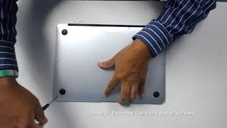 How To Remove SSD Solid State Drive From a MacBook Air Early 2015 Data Recovery [upl. by Aynik756]