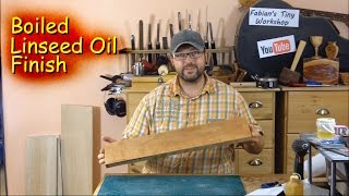 How to apply a Boiled Linseed Oil Finish [upl. by Deeanne]