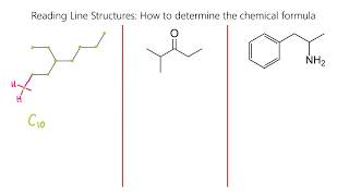 Reading Skeletal Line Structures Organic Chemistry Part 1 [upl. by Spurgeon]