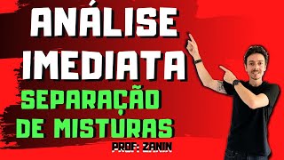 ANÁLISE IMEDIATA  SEPARAÇÃO DE MISTURAS [upl. by Bornstein80]