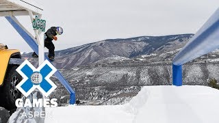 Men’s Snowboard Slopestyle FULL BROADCAST  X Games Aspen 2018 [upl. by Hanavas]