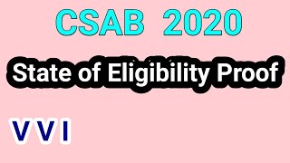 100 Real CSAB State of Eligibility Proof [upl. by Rodd]