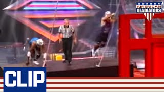 Two Marines Go HeadToHead In The Eliminator  American Gladiators [upl. by Dyann]