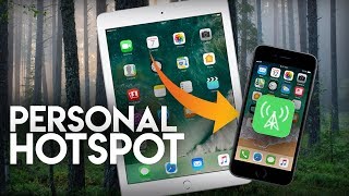 How to Connect iPad to iPhone Hotspot [upl. by Eniffit]