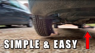 How to Lift Your Car SAFELY On GravelDirt [upl. by Annel]