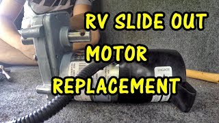 HOW TO REPLACE RV SLIDE OUT MOTOR  POWER GEAR  LIPPERT [upl. by Aidyn]