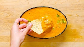 How To Make A SIMPLE Queso Dip With Cheese Whiz [upl. by Aicitel933]