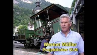 Die Schweizer ZahnradLok der VitznauRigiBahn [upl. by Nerehs]