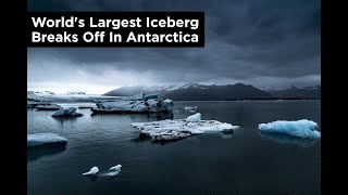 Worlds Largest Iceberg Breaks Off In Antarctica [upl. by Irtimd]