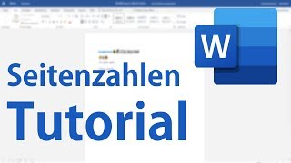 Seitenzahlen in Word Online einfügen  Tutorial [upl. by Reginauld]