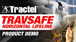 Tractel TravSafe Horizontal Lifeline Product Demonstration [upl. by Wiggins]