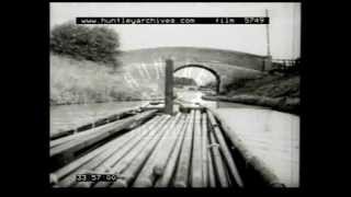 Canals in Britain in the 1950s Flm 5749 [upl. by Sulohcin496]