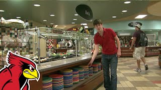 Trayless Dining at Illinois State University [upl. by Nolur651]