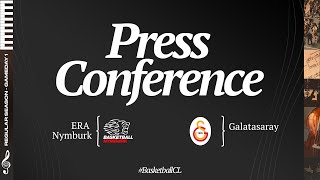 ERA Nymburk v Galatasaray  Press Conference  BasketballCL 202425 [upl. by Nahgeam]