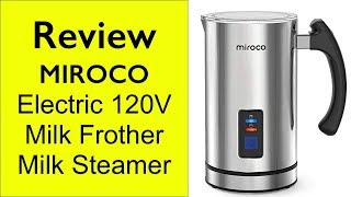 Review Miroco Milk Frother  How to make froth milk at home [upl. by Okiron731]