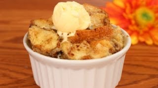 Microwave Bread Pudding Recipe [upl. by Poyssick442]