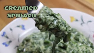 Creamed Spinach  Easy Side Dish Recipe  MOLCS Easy Recipes [upl. by Nugesulo]